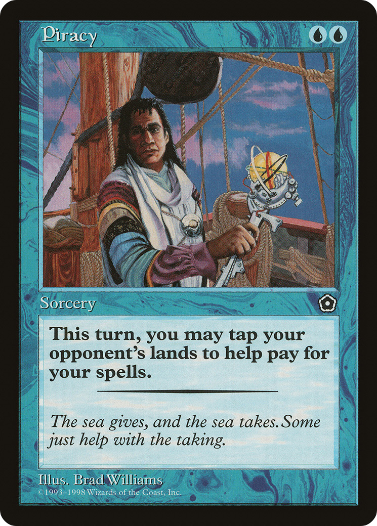 Piracy (P02-042) [Misc] Portal Second Age MTG Single Wizards of the Coast