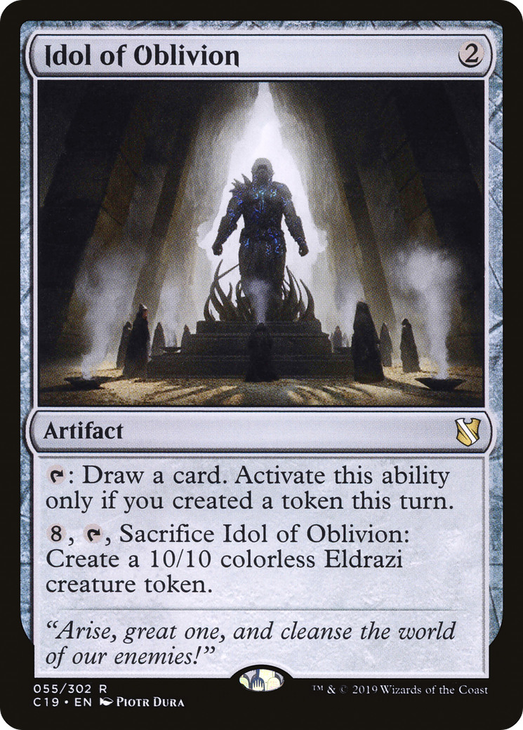 Idol of Oblivion (C19-055) [Commander 2019] MTG Single Wizards of the Coast