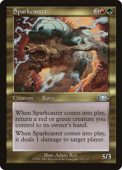 Sparkcaster (PLS-126) [Planeshift] MTG Single Wizards of the Coast