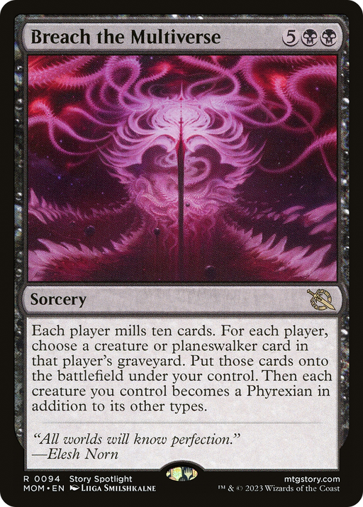Breach the Multiverse (MOM-094) [March of the Machine] MTG Single Wizards of the Coast