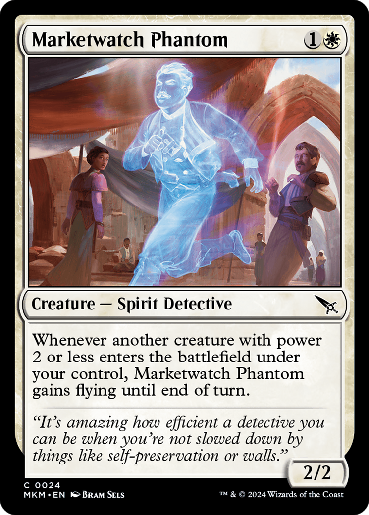 Marketwatch Phantom (MKM-024) [Murders at Karlov Manor] MTG Single Murders at Karlov Manor