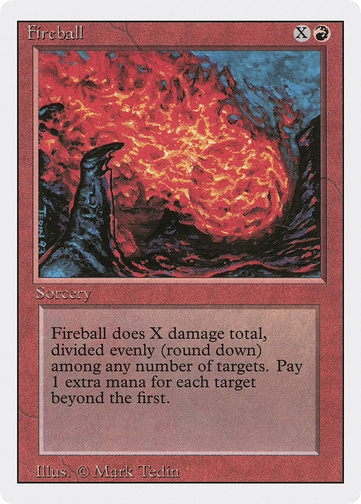 Fireball (3ED-150) [Revised Edition] MTG Single Wizards of the Coast
