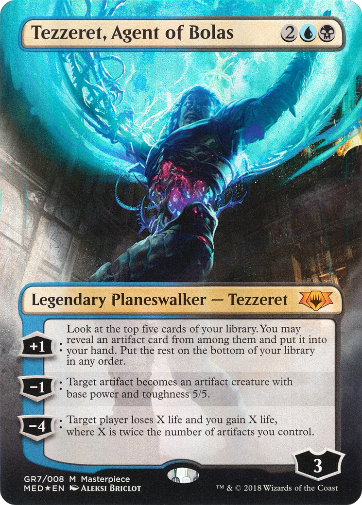 Tezzeret, Agent of Bolas (MED-GR7) [Misc] Mythic Edition (Borderless) Foil MTG Single Wizards of the Coast