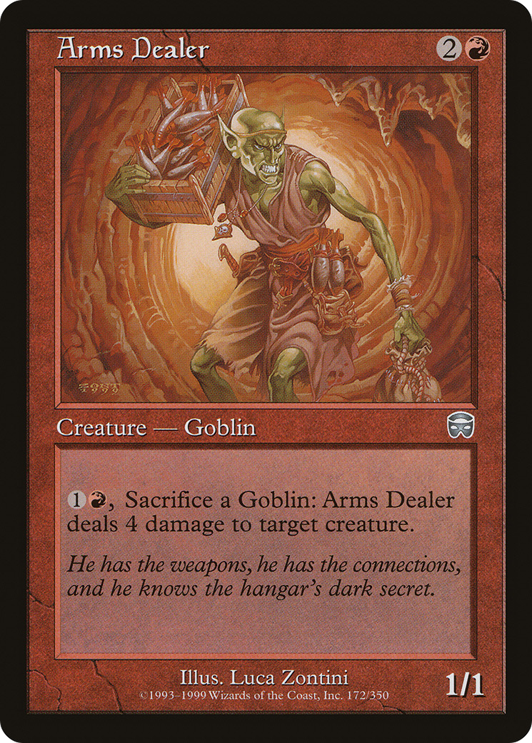Arms Dealer (MMQ-172) [Mercadian Masques] Foil MTG Single Wizards of the Coast
