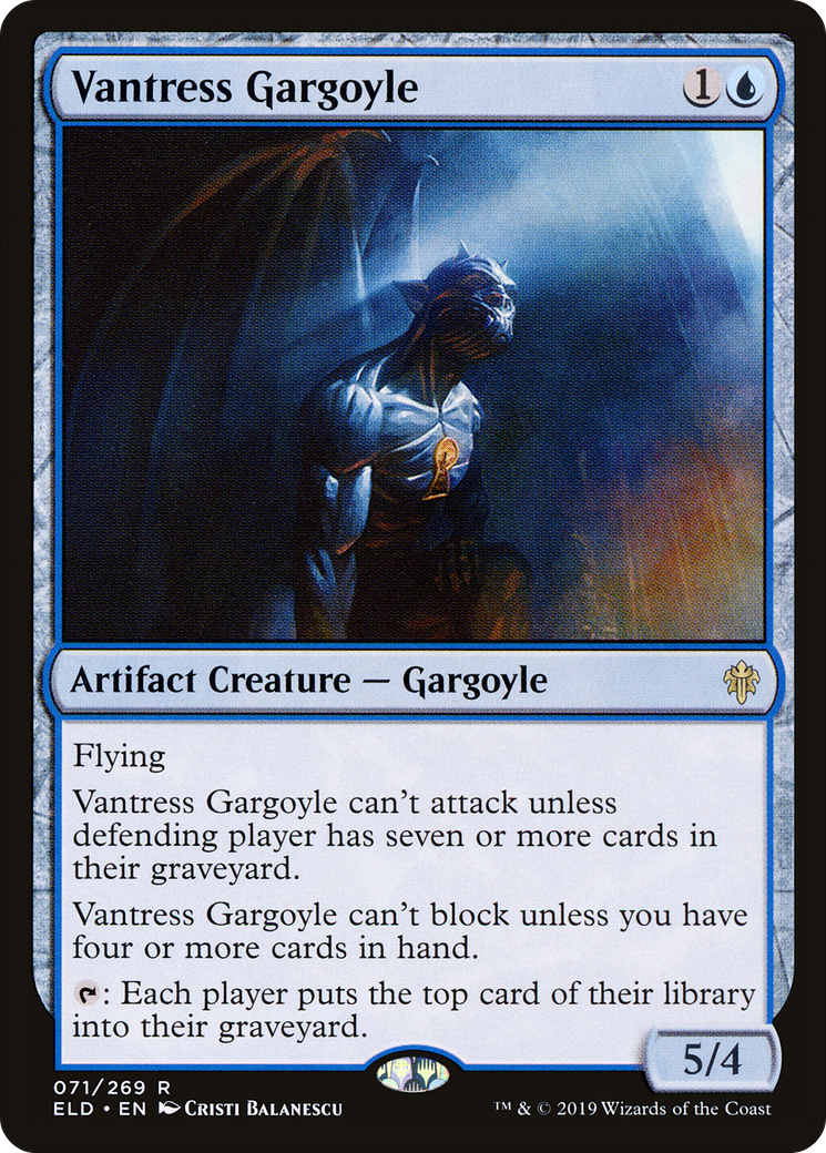 Vantress Gargoyle (ELD-071) [Throne of Eldraine] Foil MTG Single Wizards of the Coast