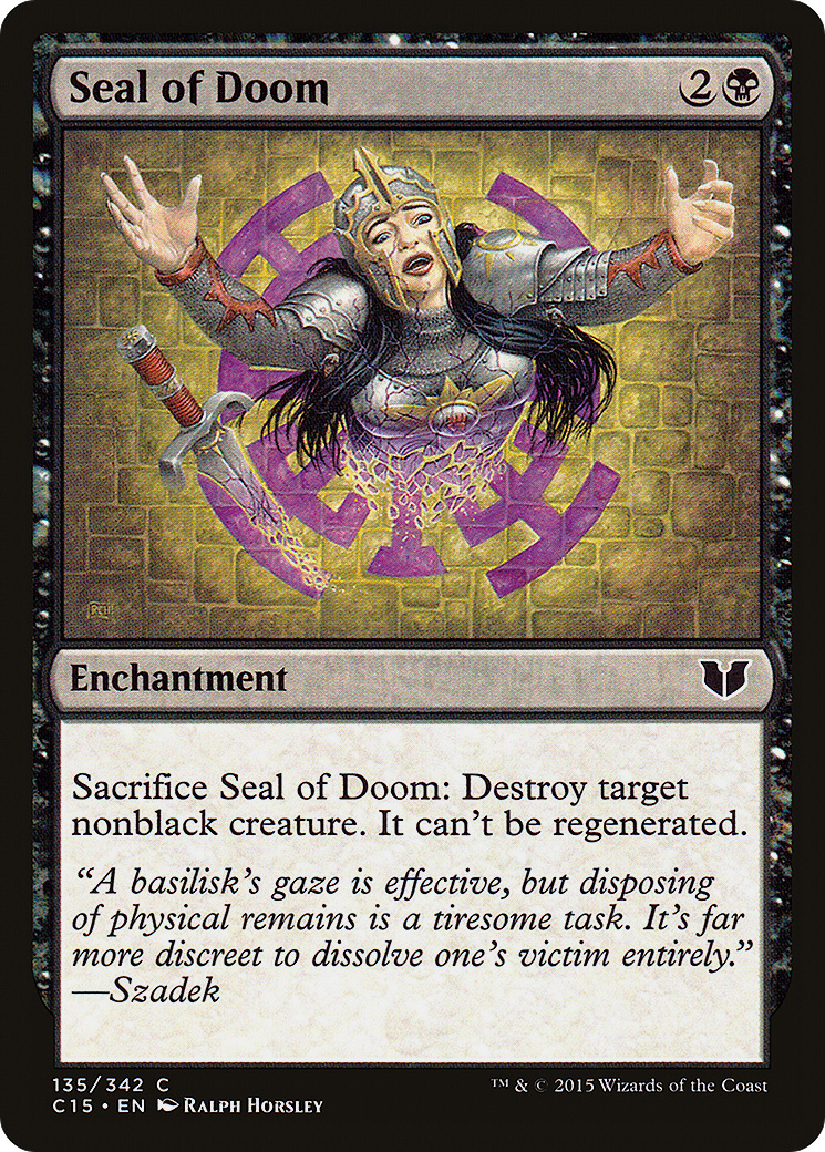 Seal of Doom (C15-135) [Commander 2015] MTG Single Wizards of the Coast