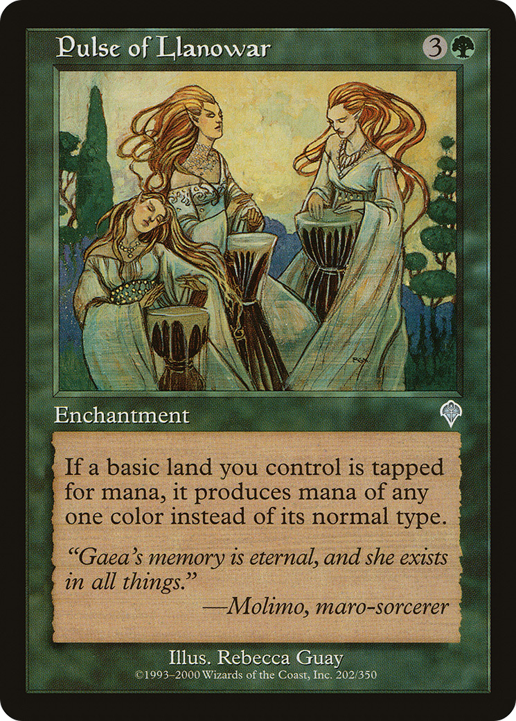 Pulse of Llanowar (INV-202) [Invasion] Foil MTG Single Wizards of the Coast
