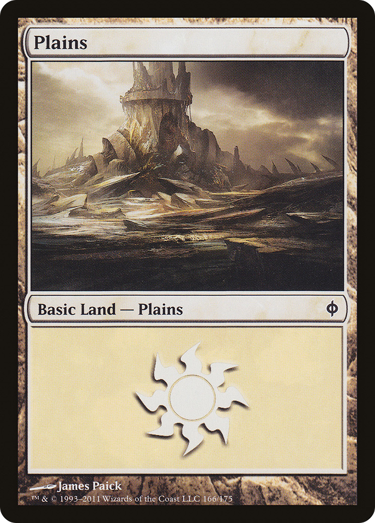 Plains (166) (NPH-166) [New Phyrexia] MTG Single Wizards of the Coast