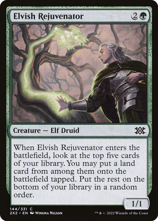 Elvish Rejuvenator (2X2-144) [Double Masters 2022] Foil MTG Single Wizards of the Coast