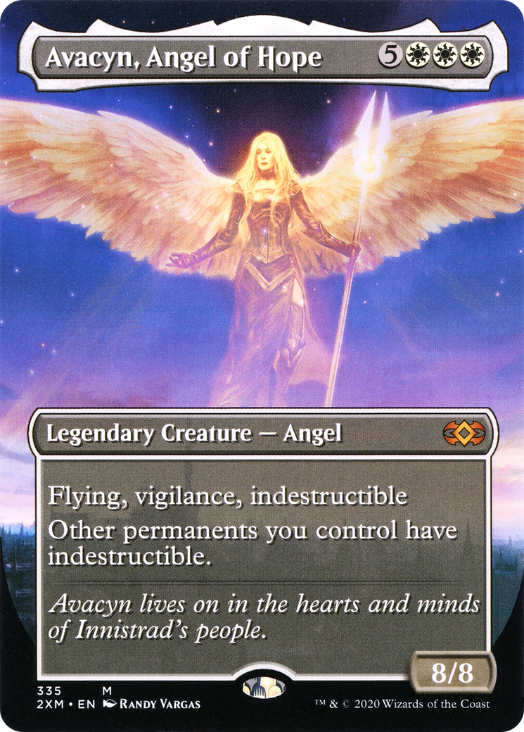 Avacyn, Angel of Hope (2XM-335) [Double Masters] (Borderless) Foil MTG Single Wizards of the Coast