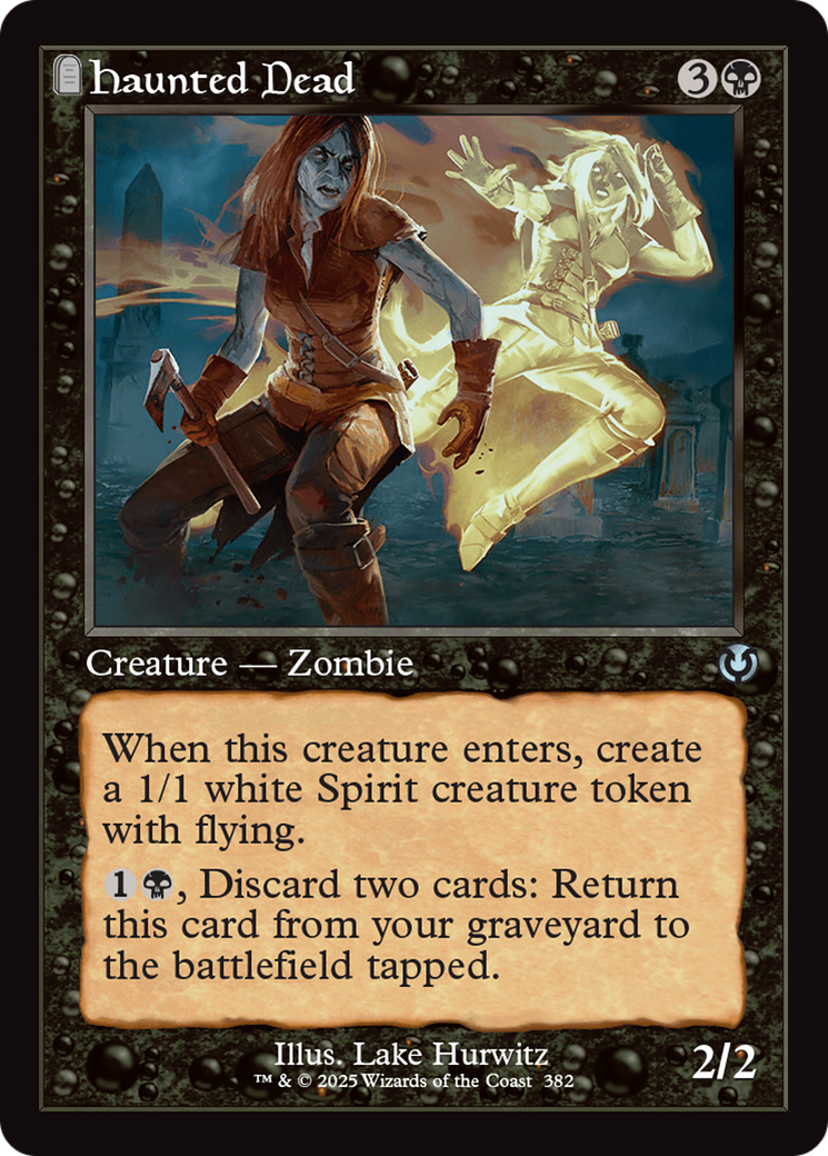 Haunted Dead (INR-382) [Innistrad Remastered] Foil MTG Single Wizards of the Coast