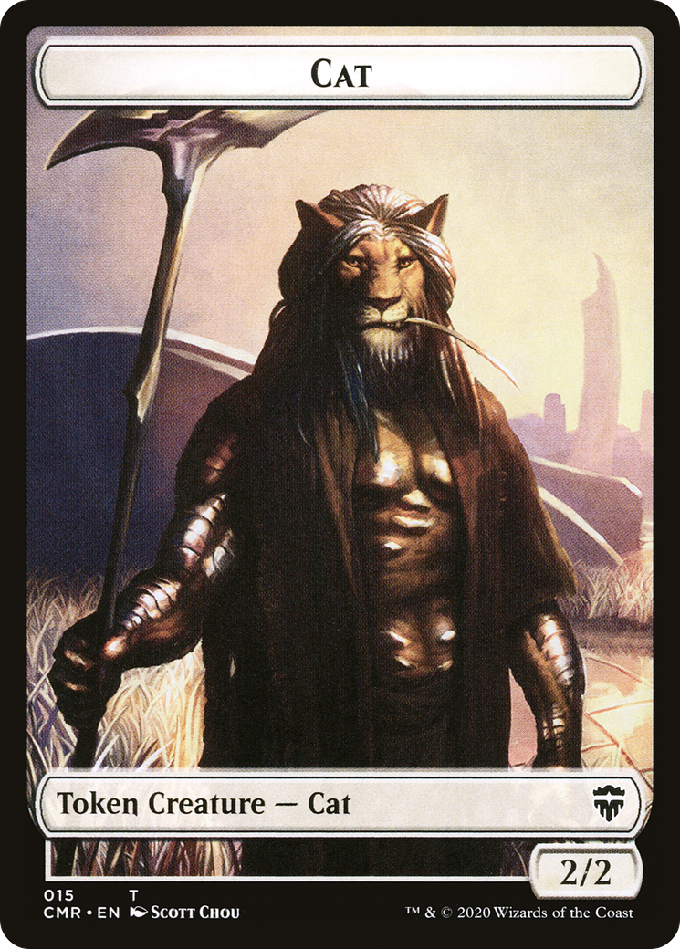 Cat (TCMR-015) [Tokens] Commander Legends Tokens MTG Single Wizards of the Coast