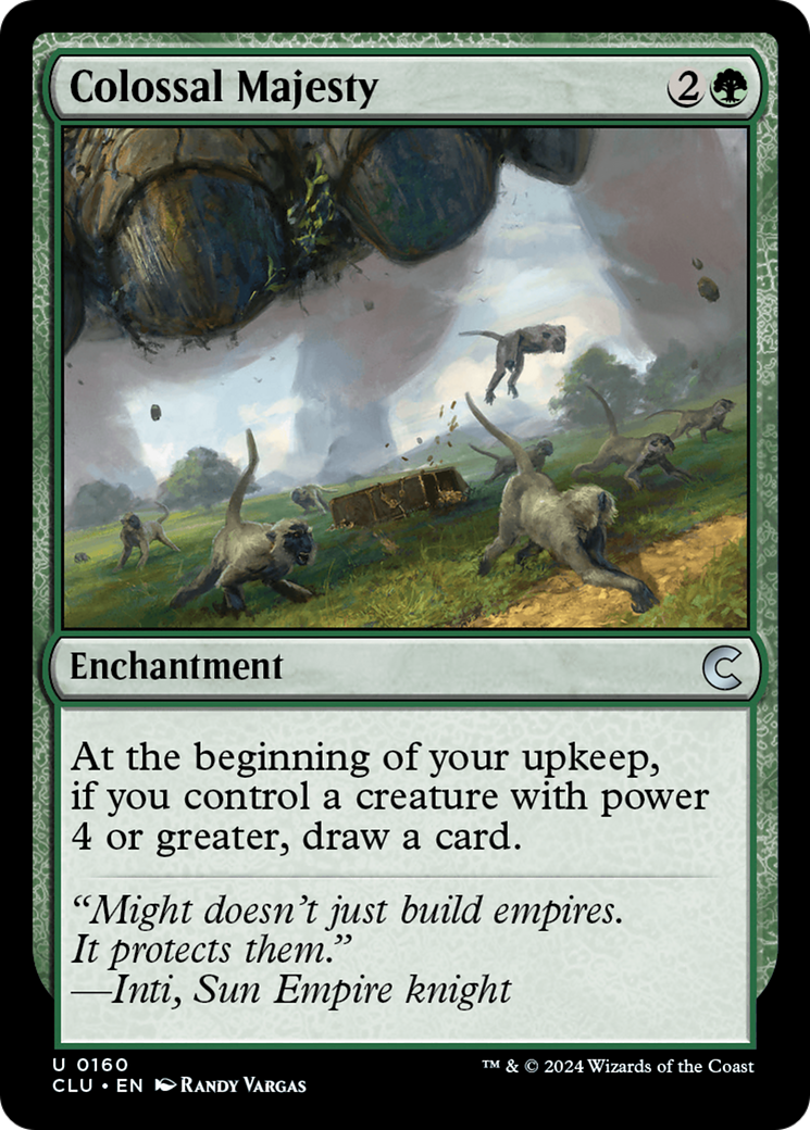 Colossal Majesty (CLU-160) [Ravnica: Clue Edition] MTG Single Wizards of the Coast