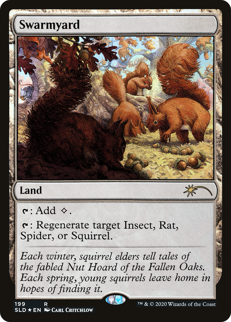 Swarmyard (SLD-199) [Secret Lair] Drop Foil MTG Single Wizards of the Coast