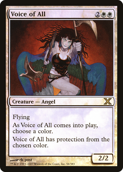 Voice of All (10E-56★) [Tenth Edition] Foil MTG Single Wizards of the Coast