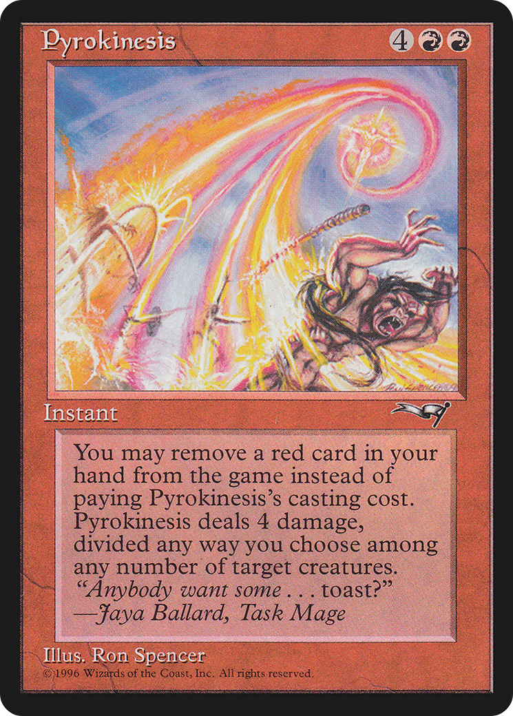 Pyrokinesis (ALL-078) [Alliances] MTG Single Wizards of the Coast