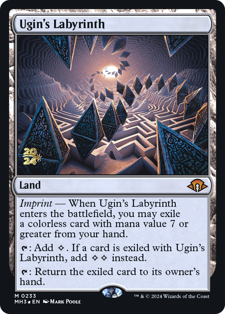 Ugin's Labyrinth (PRE-233) [Modern Horizons 3 Promos] Foil MTG Single Wizards of the Coast