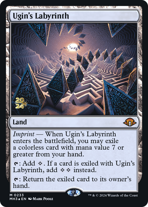 Ugin's Labyrinth (PRE-233) [Modern Horizons 3 Promos] Foil MTG Single Wizards of the Coast