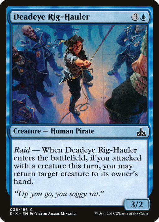 Deadeye Rig-Hauler (RIX-036) [Rivals of Ixalan] MTG Single Wizards of the Coast