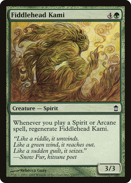 Fiddlehead Kami (SOK-130) [Saviors of Kamigawa] MTG Single Wizards of the Coast