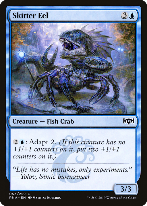 Skitter Eel (RNA-053) [Ravnica Allegiance] MTG Single Wizards of the Coast