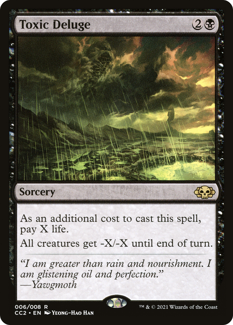 Toxic Deluge (CC2-006) [Misc] Commander Collection: Black Foil MTG Single Wizards of the Coast