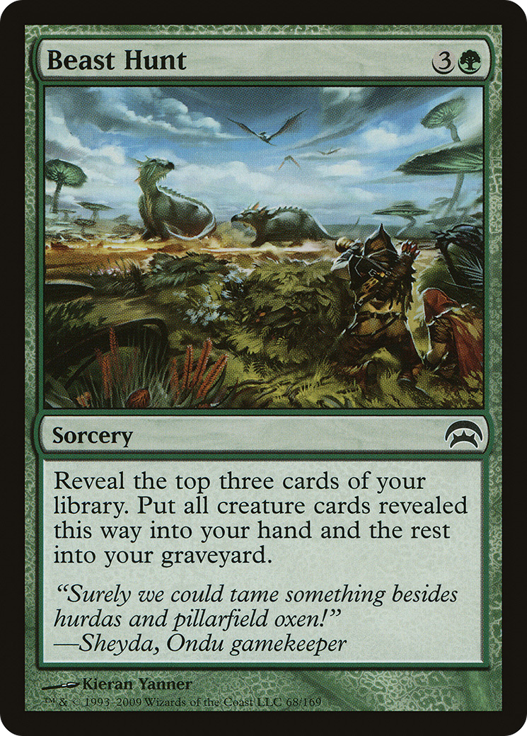 Beast Hunt (HOP-068) [Misc] Planechase MTG Single Wizards of the Coast