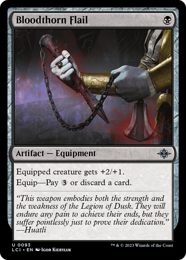 Bloodthorn Flail (LCI-093) [The Lost Caverns of Ixalan] Foil MTG Single Wizards of the Coast