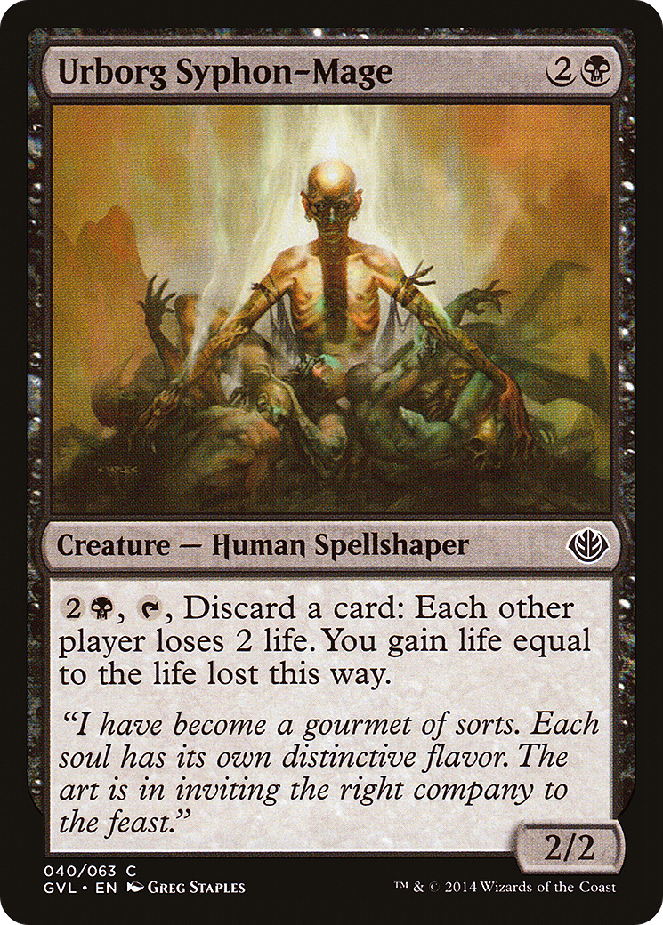 Urborg Syphon-Mage (DD3-) [Misc] Duel Decks Anthology: Garruk vs. Liliana MTG Single Wizards of the Coast