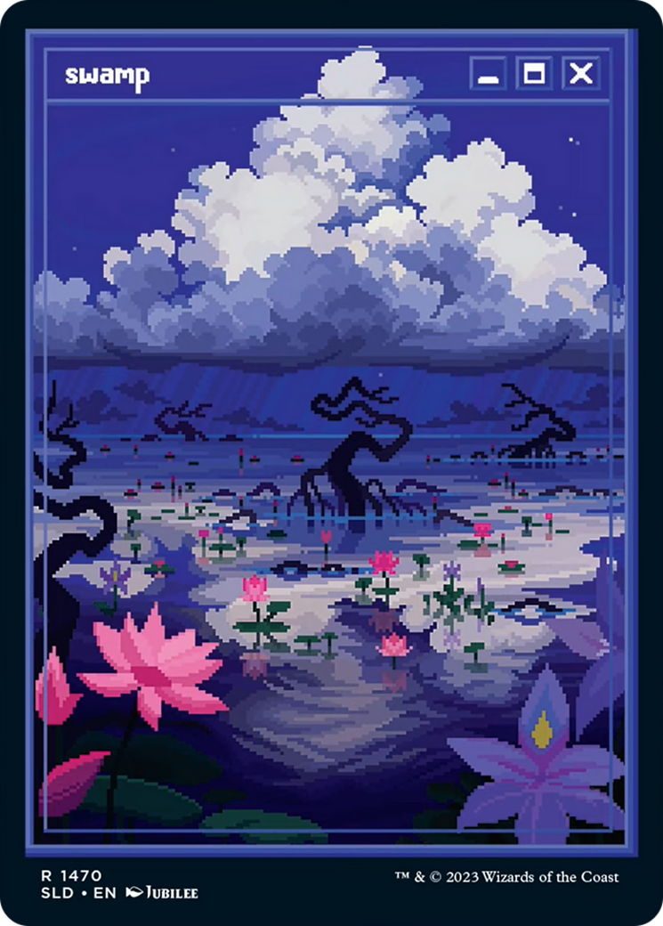 Swamp (1470) (SLD-1470) [Secret Lair] Drop MTG Single Wizards of the Coast