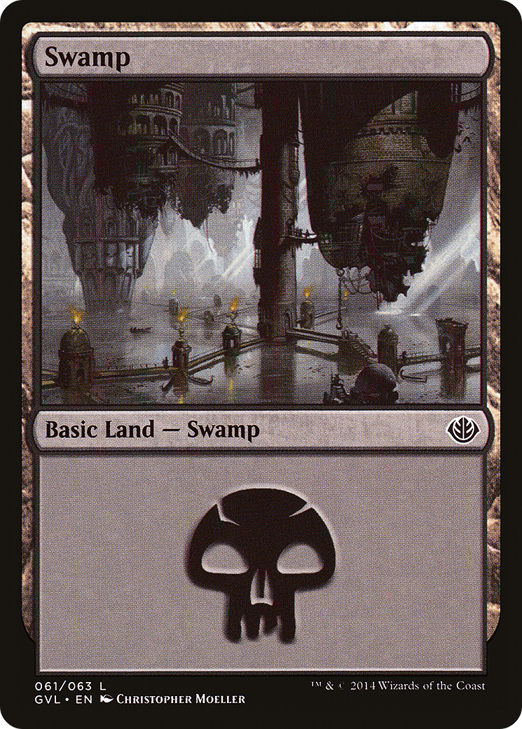 Swamp (DD3-061) [Misc] Duel Decks Anthology: Garruk vs. Liliana MTG Single Wizards of the Coast