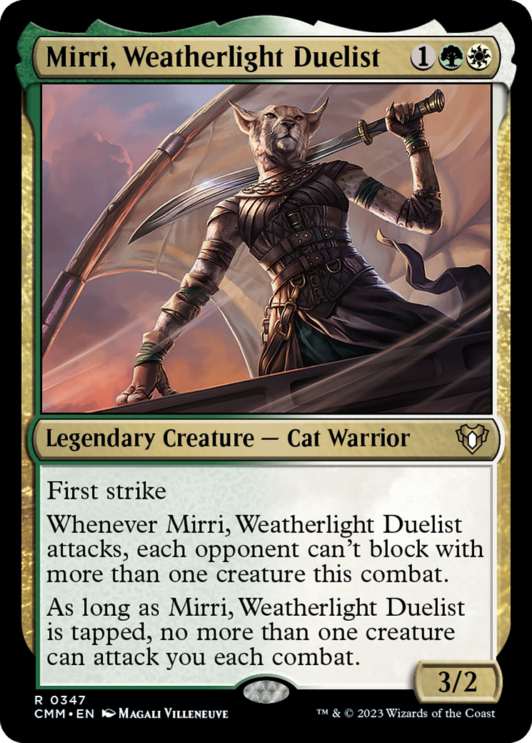 Mirri, Weatherlight Duelist (CMM-347) [Commander Masters] MTG Single Wizards of the Coast