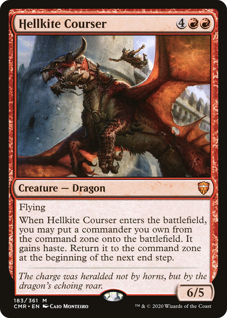 Hellkite Courser (CMR-183) [Commander Legends] Foil MTG Single Wizards of the Coast