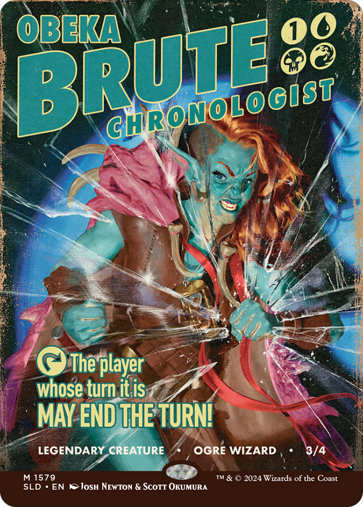 Obeka, Brute Chronologist (SLD-1579) [Secret Lair] Drop (Borderless) MTG Single Wizards of the Coast