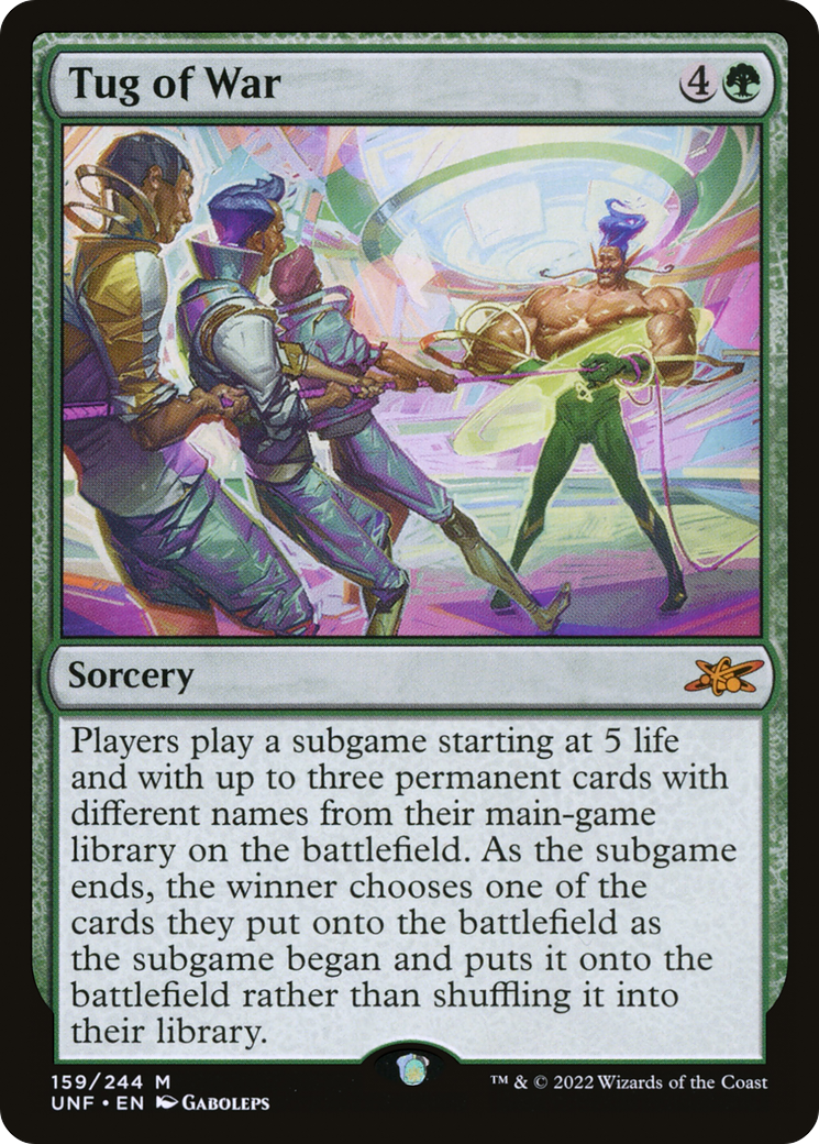 Tug of War (UNF-159) [Unfinity] MTG Single Wizards of the Coast