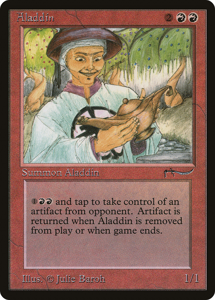 Aladdin (ARN-) [Oldschool] Arabian Nights MTG Single Wizards of the Coast