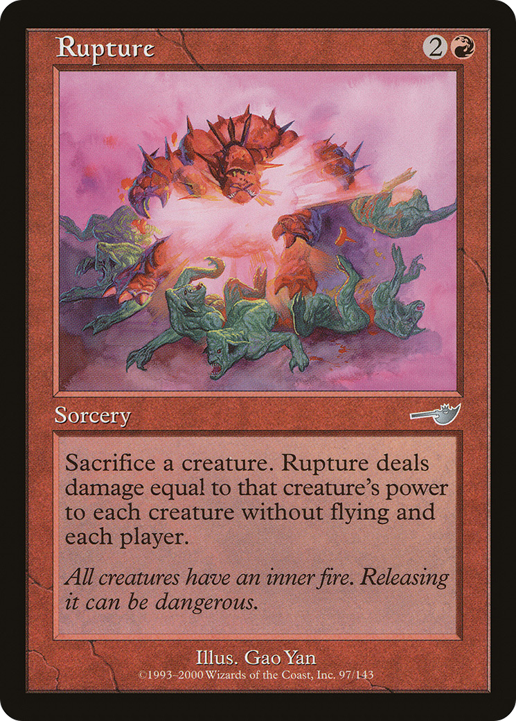 Rupture (NMS-097) [Nemesis] Foil MTG Single Wizards of the Coast