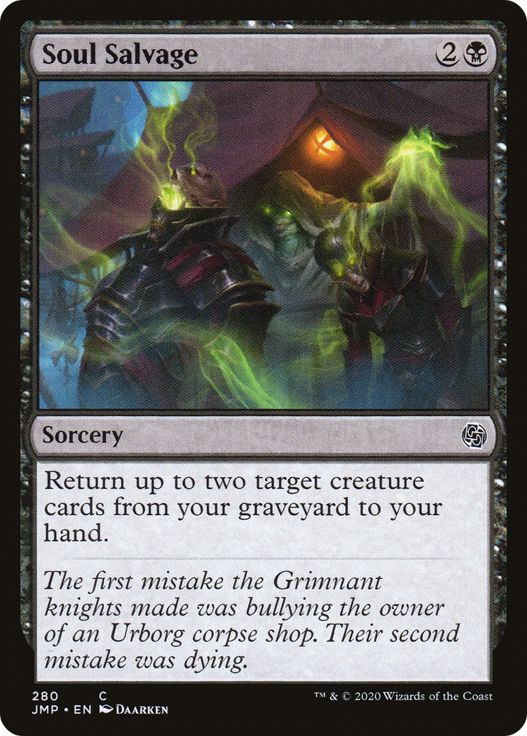 Soul Salvage (JMP-280) [Jumpstart] MTG Single Wizards of the Coast