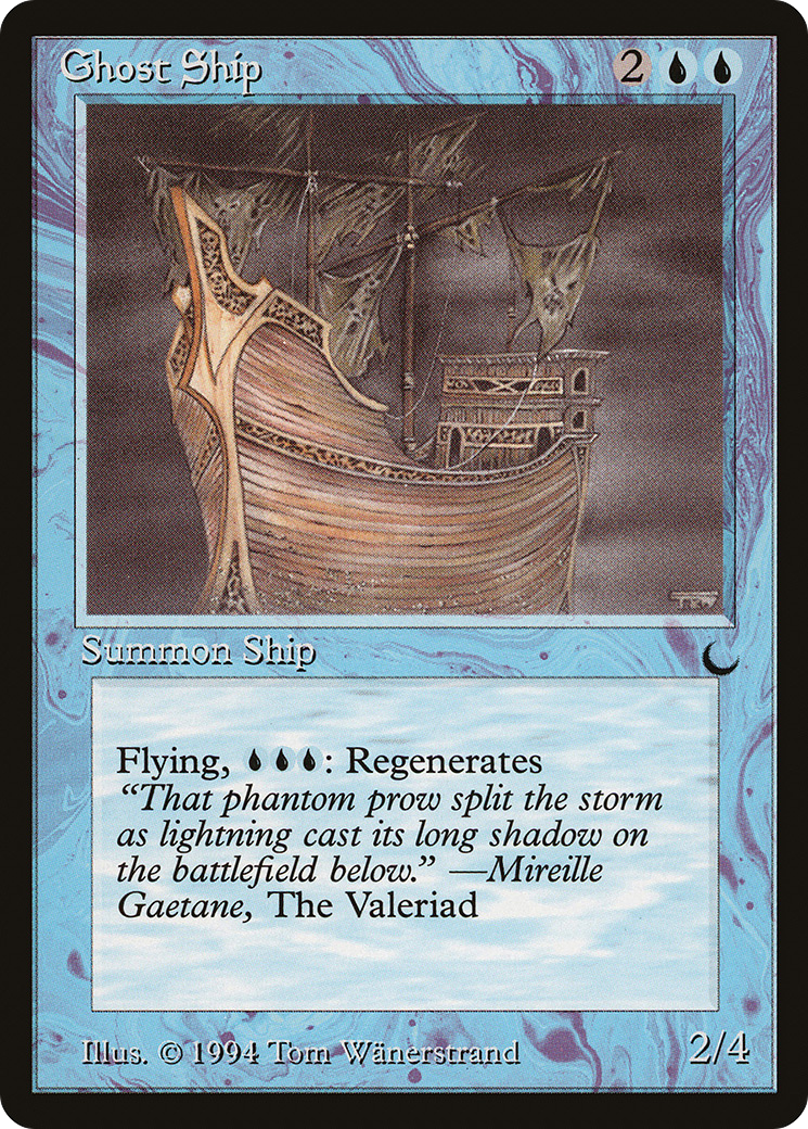 Ghost Ship (DRK-028) [Oldschool] The Dark MTG Single Wizards of the Coast
