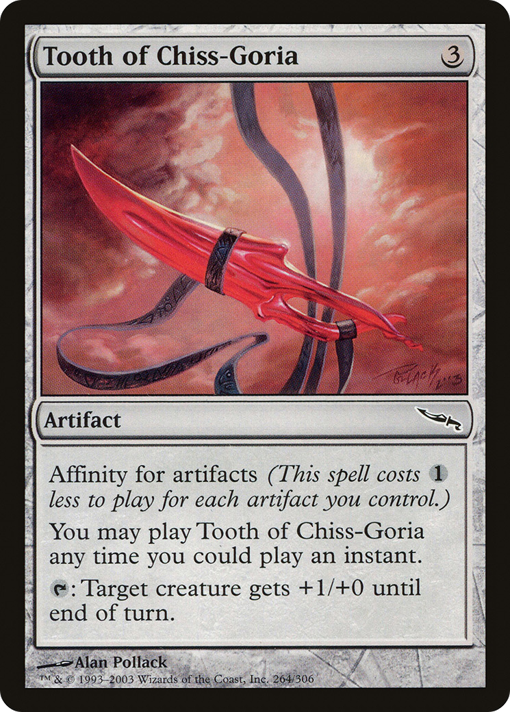 Tooth of Chiss-Goria (MRD-264) [Mirrodin] Foil MTG Single Wizards of the Coast