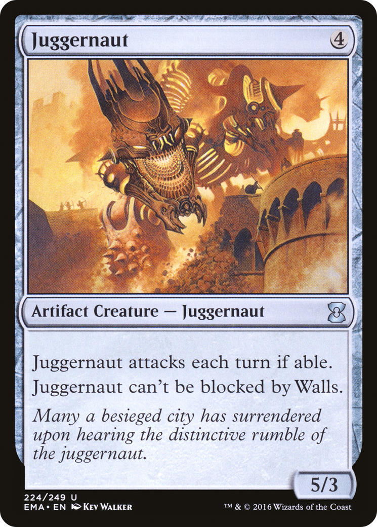 Juggernaut (EMA-224) [Eternal Masters] MTG Single Wizards of the Coast