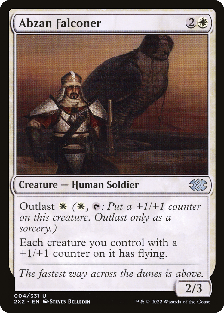 Abzan Falconer (2X2-004) [Double Masters 2022] Foil MTG Single Wizards of the Coast