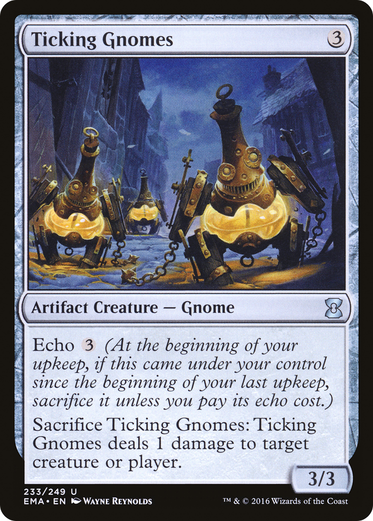 Ticking Gnomes (EMA-233) [Eternal Masters] MTG Single Wizards of the Coast