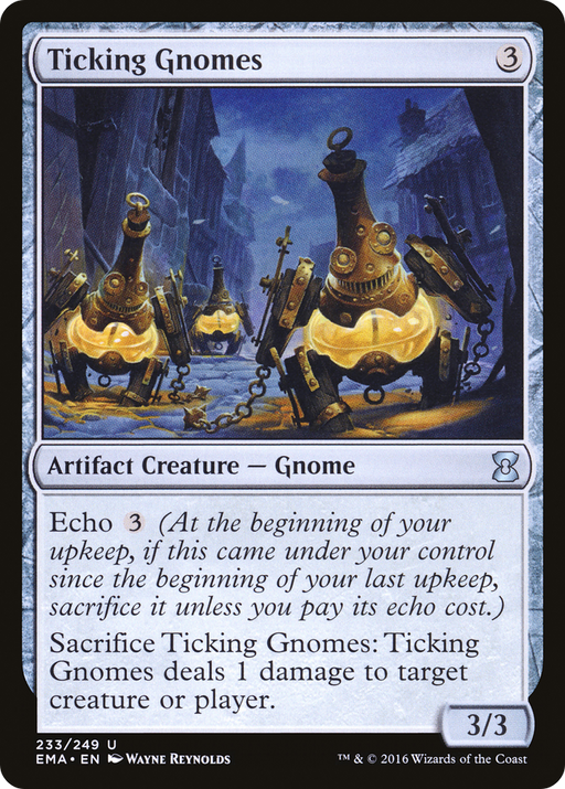 Ticking Gnomes (EMA-233) [Eternal Masters] MTG Single Wizards of the Coast
