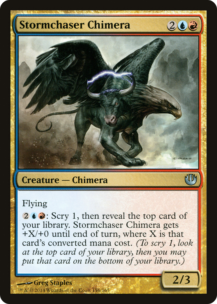 Stormchaser Chimera (JOU-156) [Journey into Nyx] MTG Single Wizards of the Coast