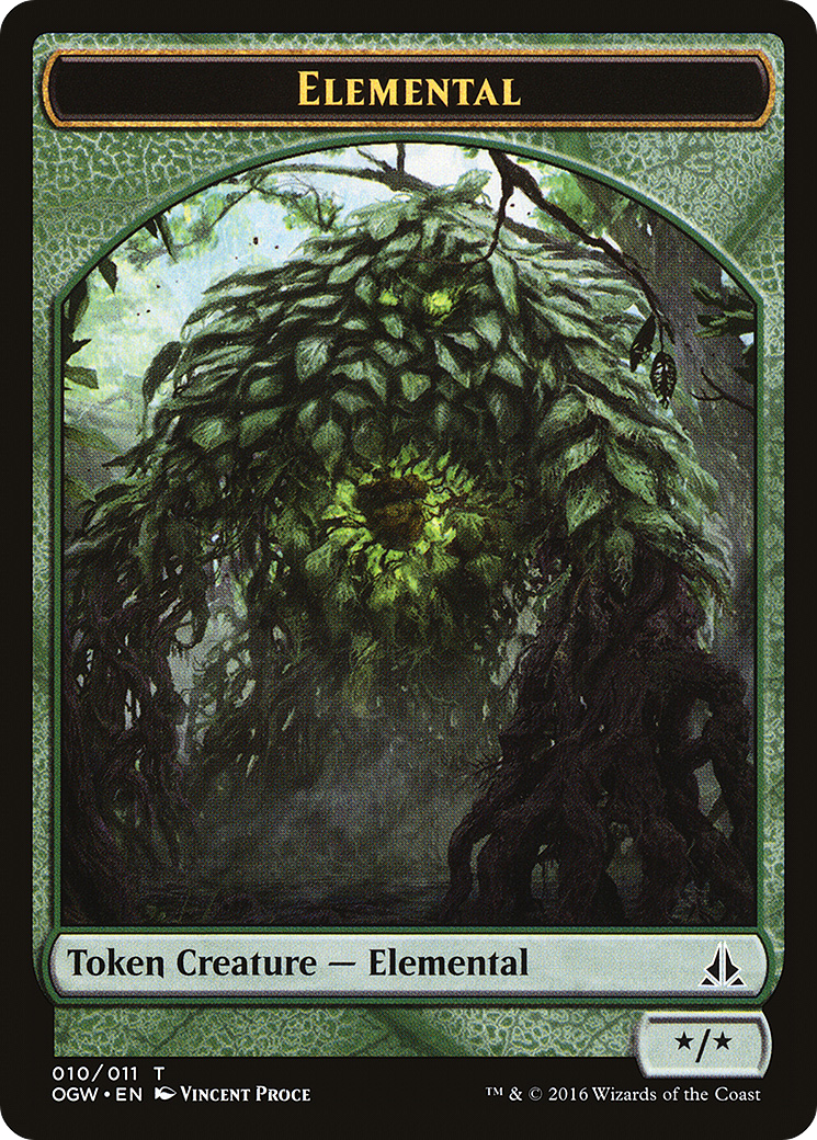 Elemental Token (010) (OGW-010) [Tokens] Oath of the Gatewatch Tokens MTG Single Wizards of the Coast