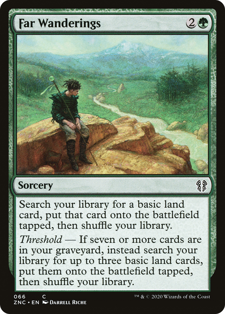 Far Wanderings (ZNC-066) [Zendikar Rising Commander] MTG Single Wizards of the Coast