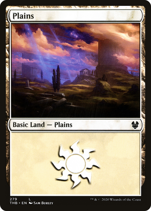 Plains (THB-279) [Theros Beyond Death] MTG Single Wizards of the Coast