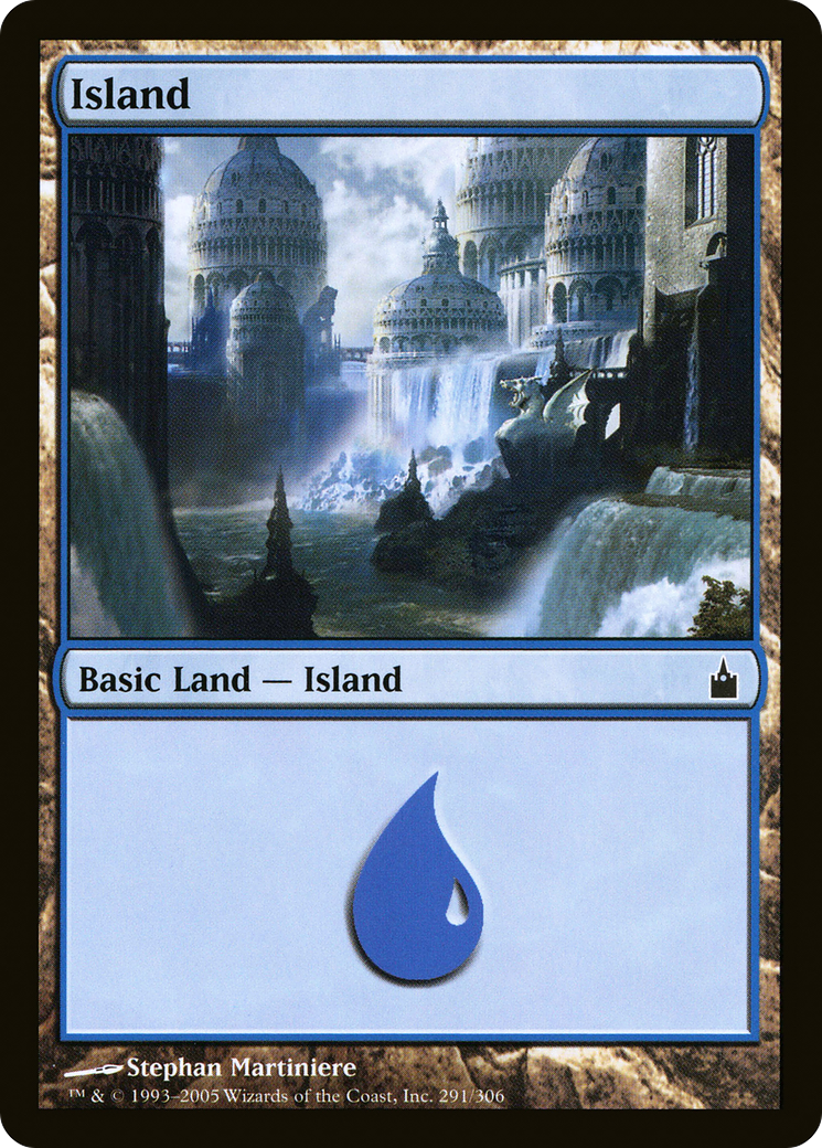 Island (291) (RAV-291) [Ravnica: City of Guilds] MTG Single Wizards of the Coast