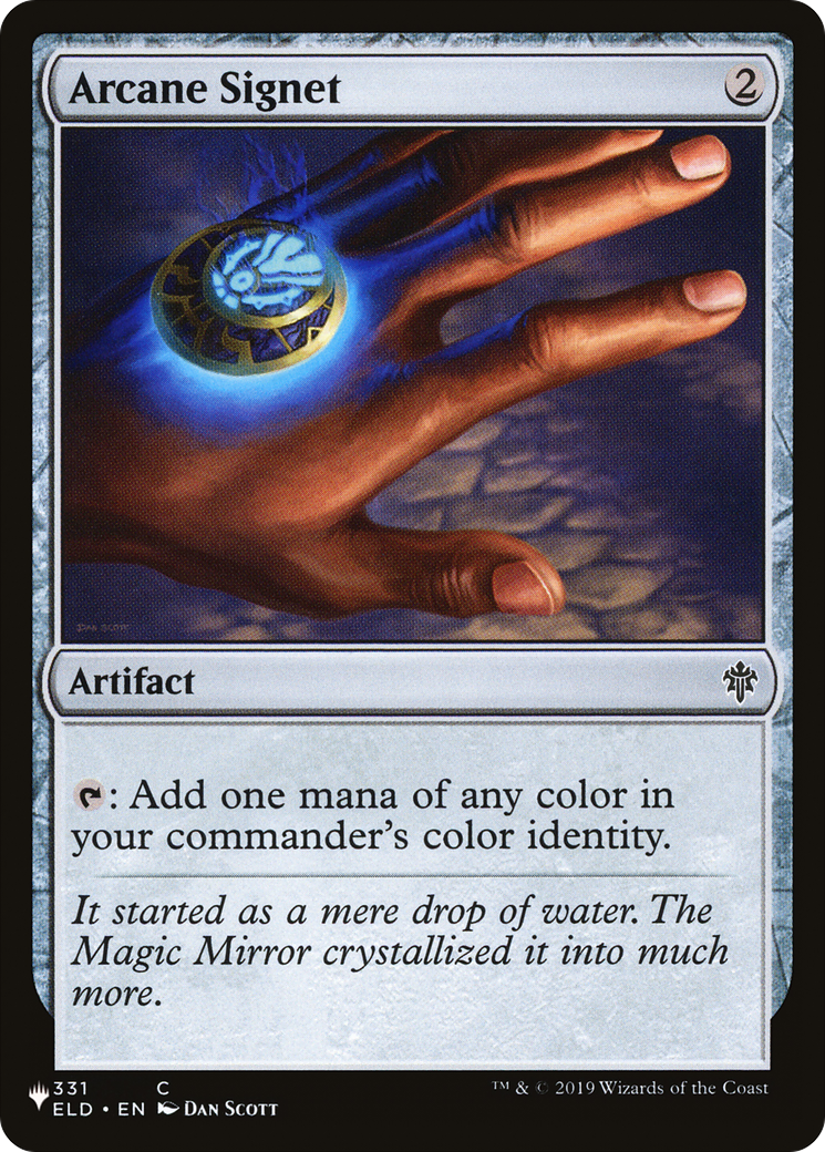 Arcane Signet (ELD) (LIST-331) [Mystery Booster] The List MTG Single Wizards of the Coast